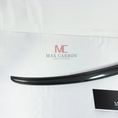 MC MAX CARBON Performance Sport Abrisskante Heck Spoiler Lippe für Audi A4 S4 RS4 B9 Limosine