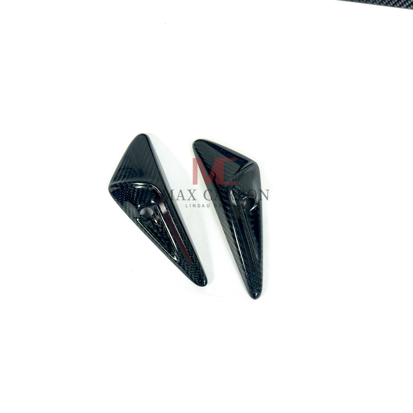 Cadres latéraux de caméra MC MAX CARBON Performance dans un ensemble pour TESLA MODEL 3 MODEL Y 