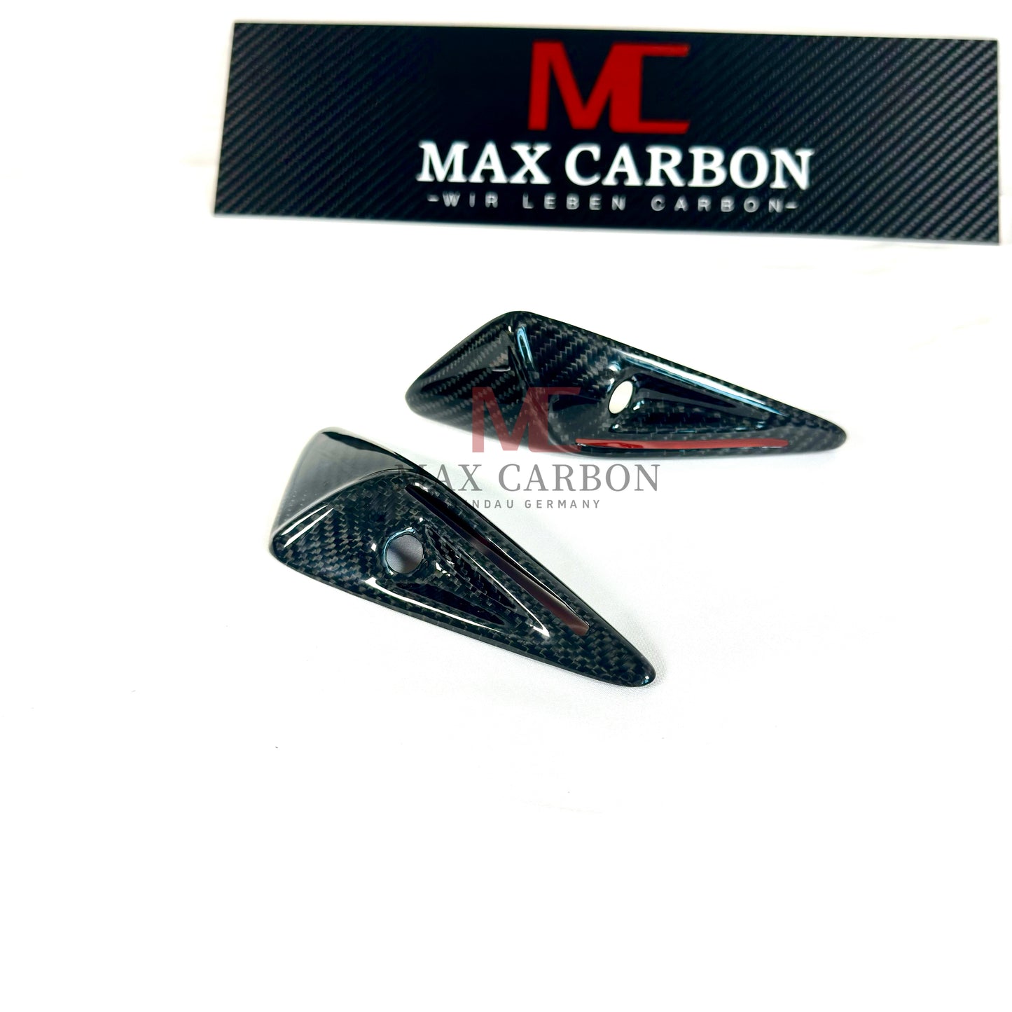 Cadres latéraux de caméra MC MAX CARBON Performance dans un ensemble pour TESLA MODEL 3 MODEL Y 