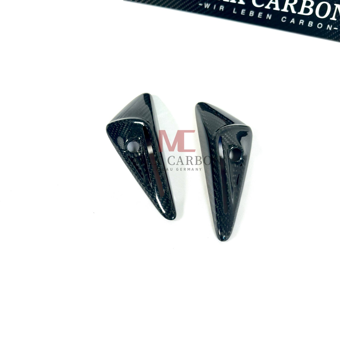 Cadres latéraux de caméra MC MAX CARBON Performance dans un ensemble pour TESLA MODEL 3 MODEL Y 