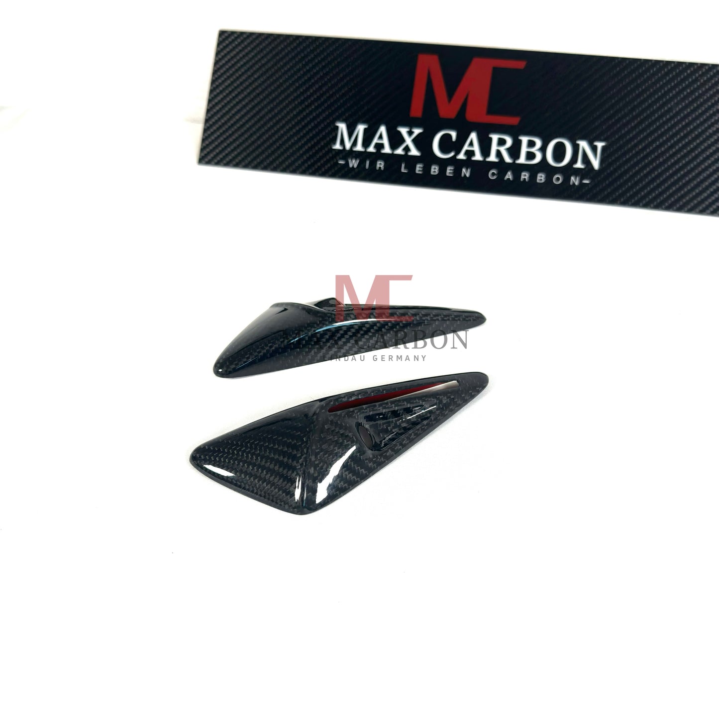 Cadres latéraux de caméra MC MAX CARBON Performance dans un ensemble pour TESLA MODEL 3 MODEL Y 