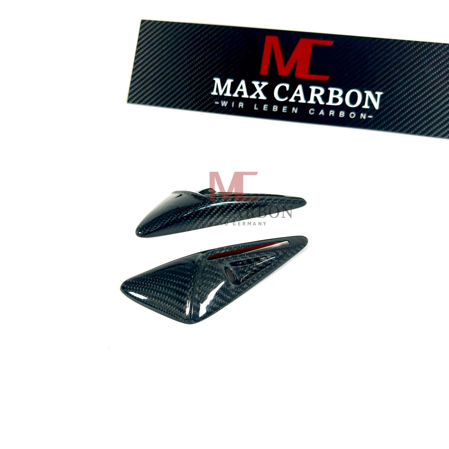 Cadres latéraux de caméra MC MAX CARBON Performance dans un ensemble pour TESLA MODEL 3 MODEL Y 