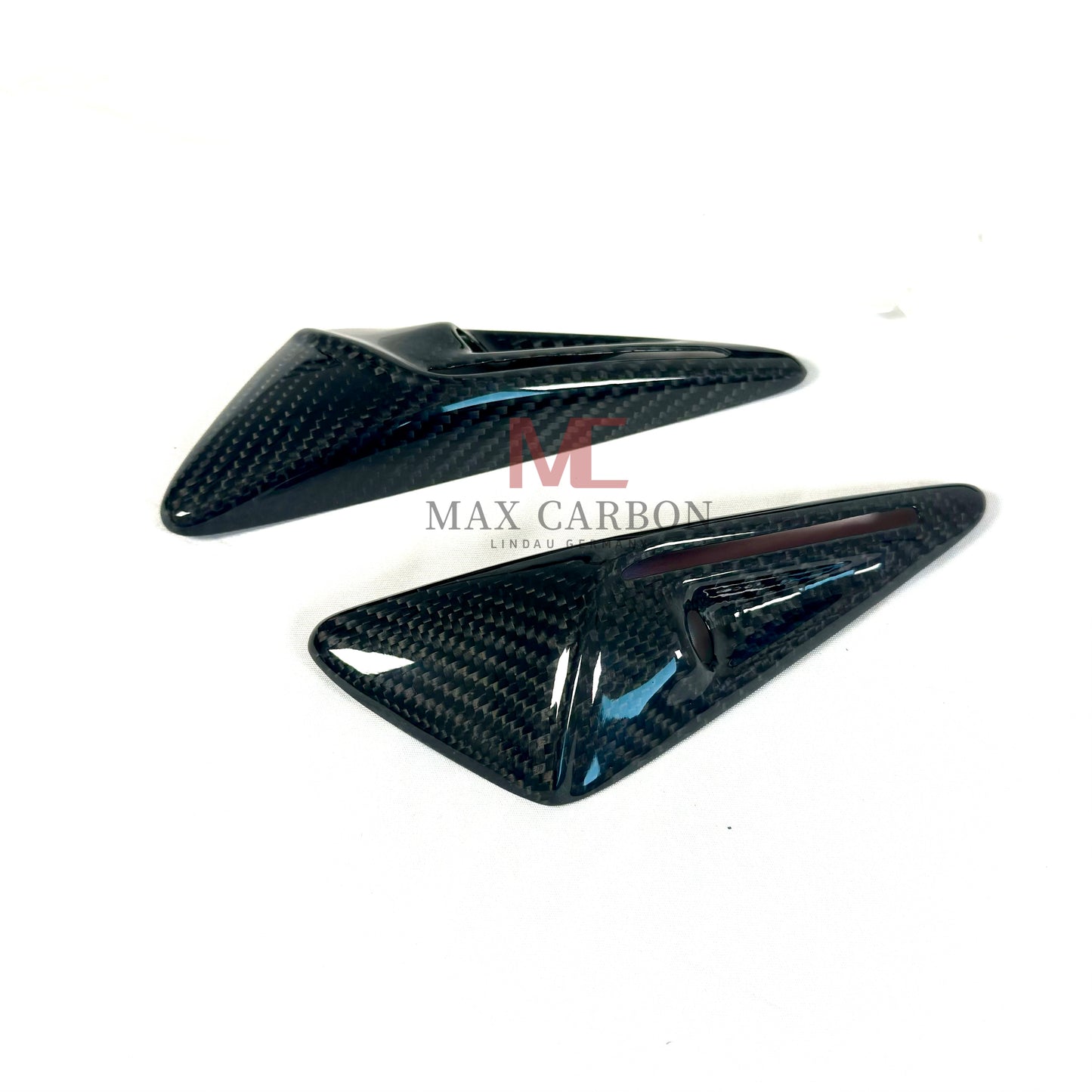 Cadres latéraux de caméra MC MAX CARBON Performance dans un ensemble pour TESLA MODEL 3 MODEL Y 