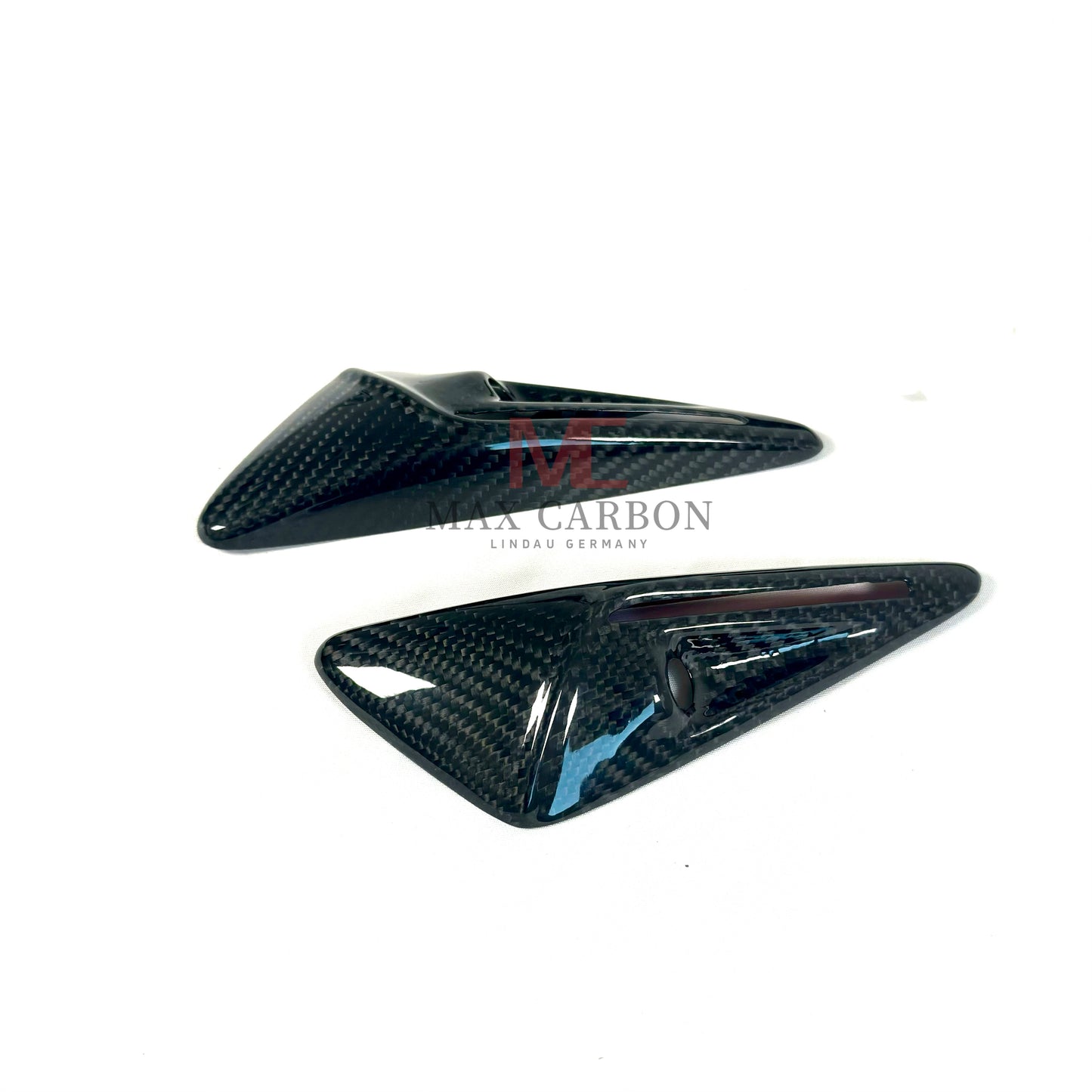 Cadres latéraux de caméra MC MAX CARBON Performance dans un ensemble pour TESLA MODEL 3 MODEL Y 
