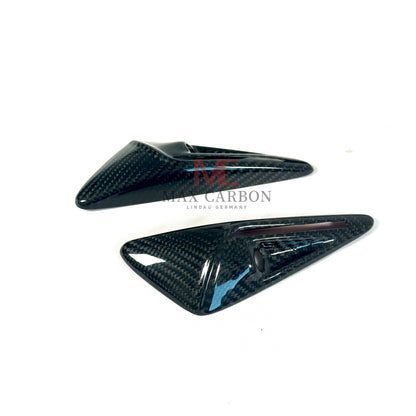Cadres latéraux de caméra MC MAX CARBON Performance dans un ensemble pour TESLA MODEL 3 MODEL Y 