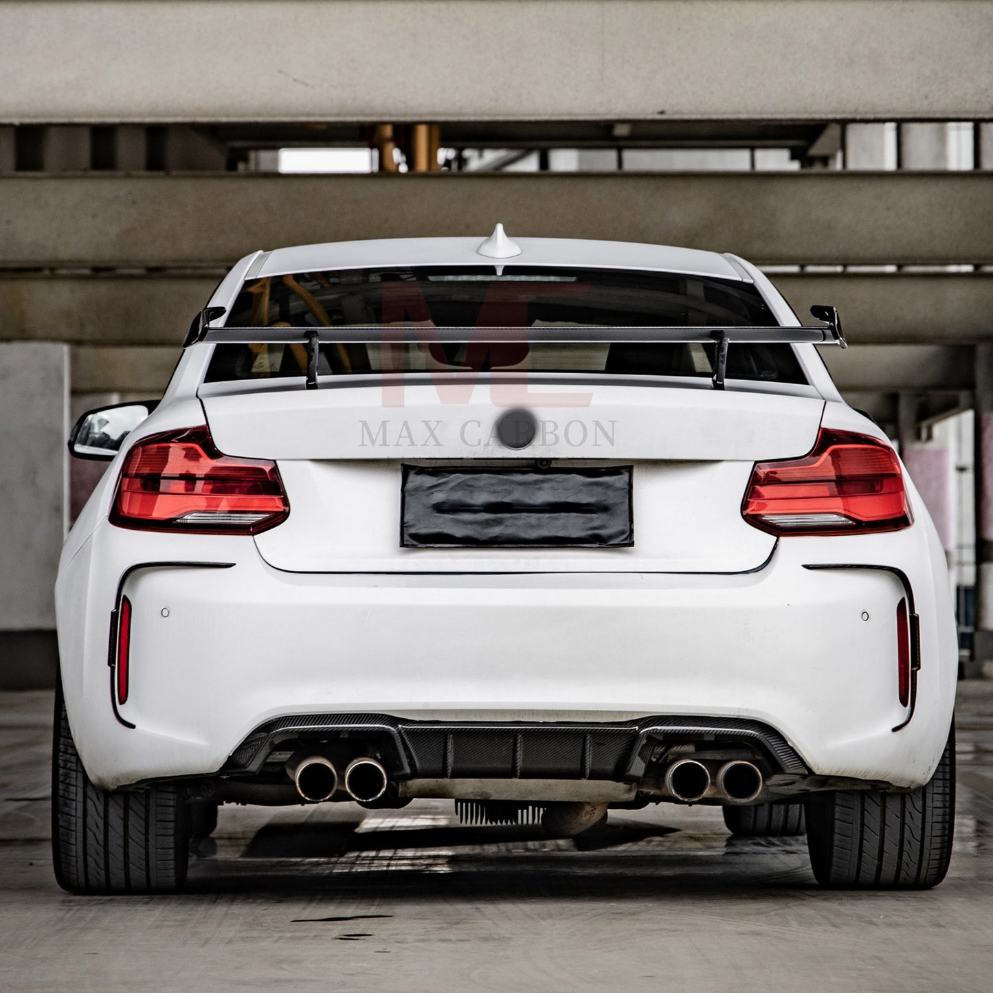 MAX CARBON Performance Dry Carbon Prepreg Heckflügel Heckspoiler passt für BMW M2 F87 M3 F80 M4 F82