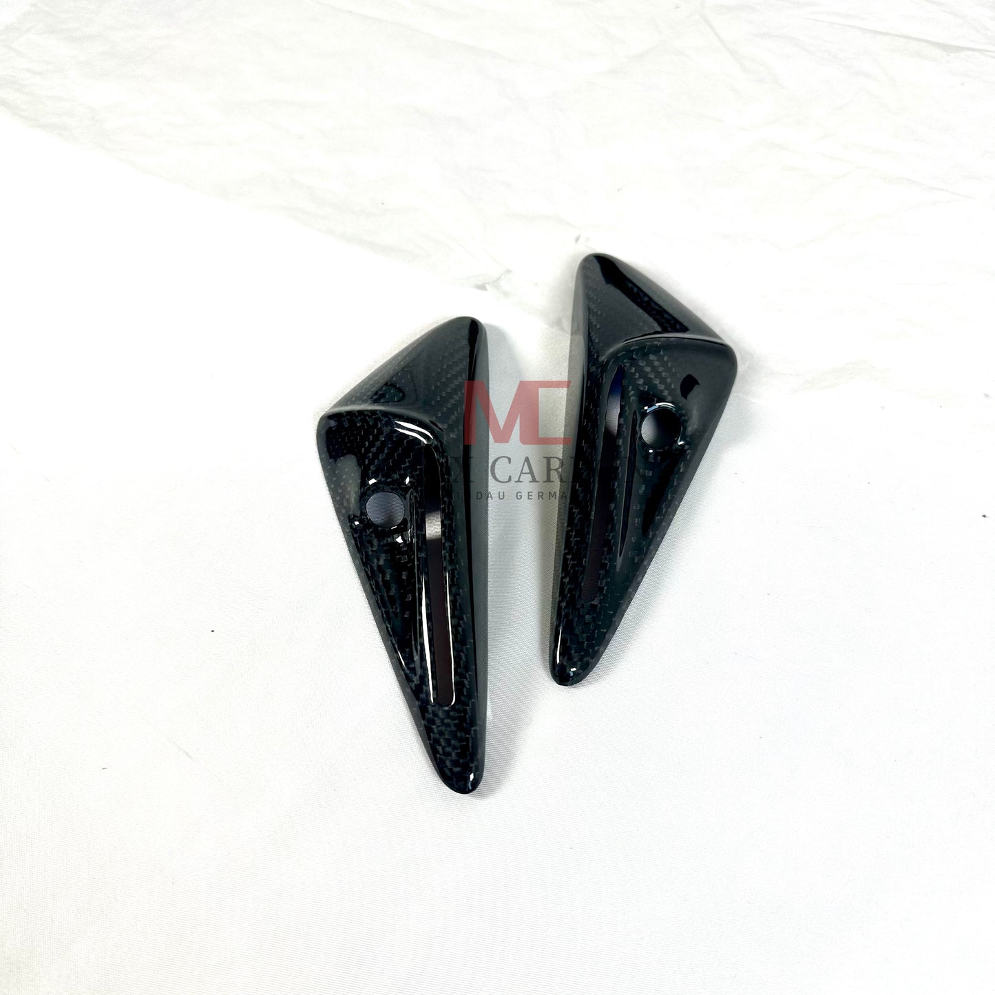 Cadres latéraux de caméra MC MAX CARBON Performance dans un ensemble pour TESLA MODEL 3 MODEL Y 