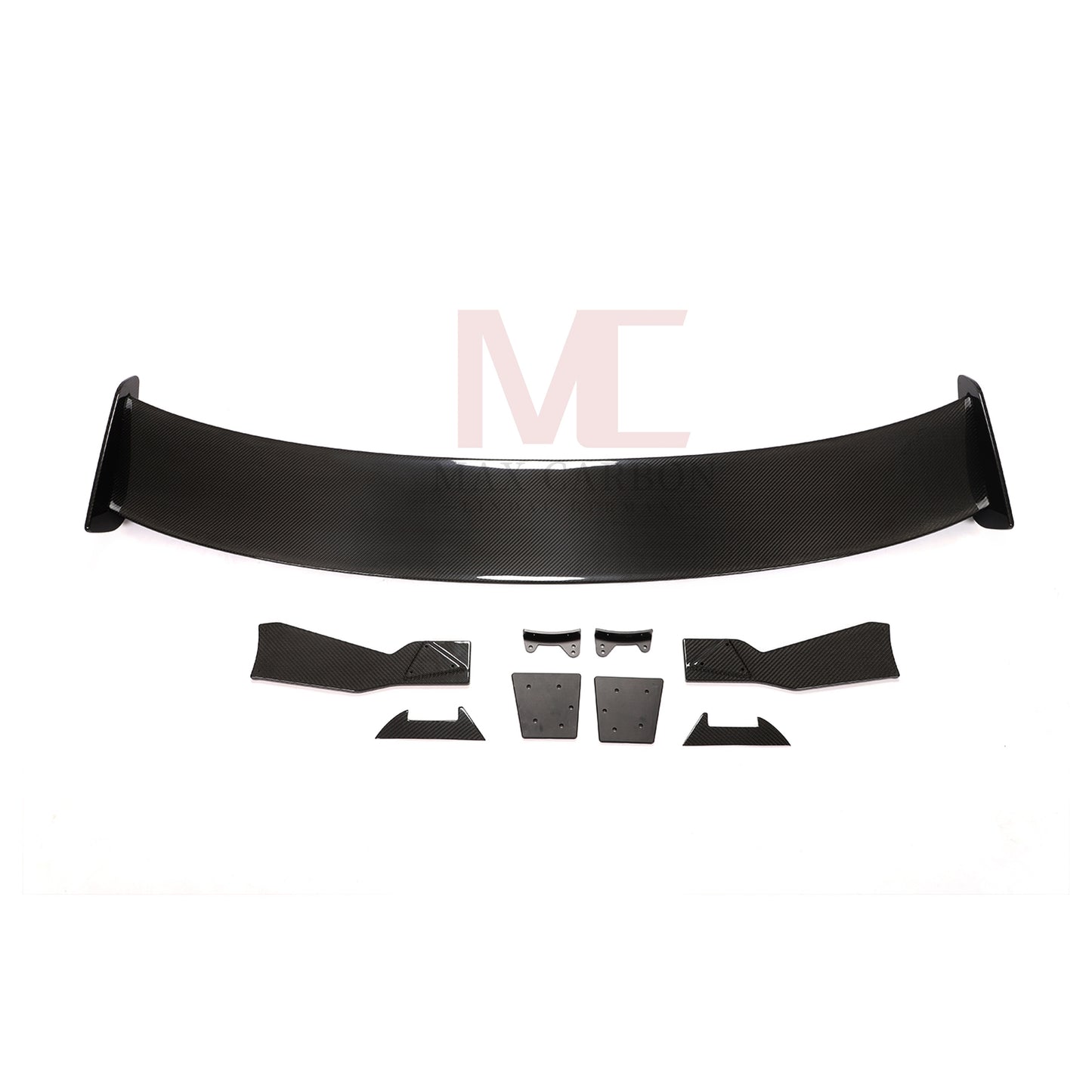 MAX CARBON Dry Carbon Rear Spoiler Rear Wing Flowed Through for McLaren 570s 