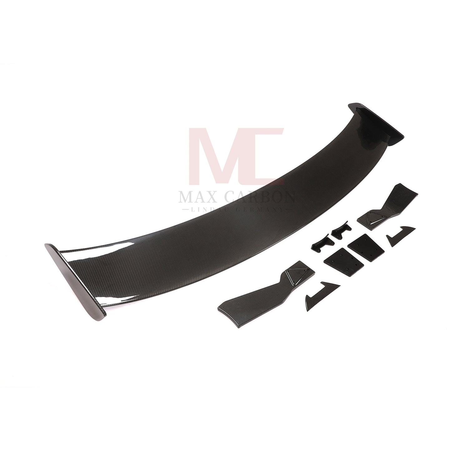 MAX CARBON Dry Carbon Rear Spoiler Rear Wing Flowed Through for McLaren 570s 
