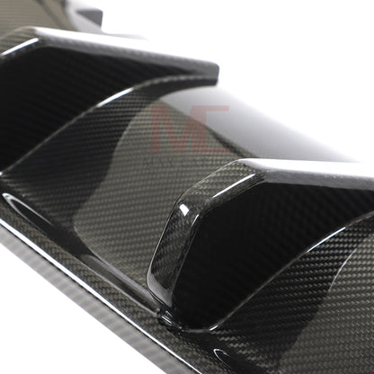 MC Dry Carbon Performance Rear Diffuser for VW Golf MK8 R 