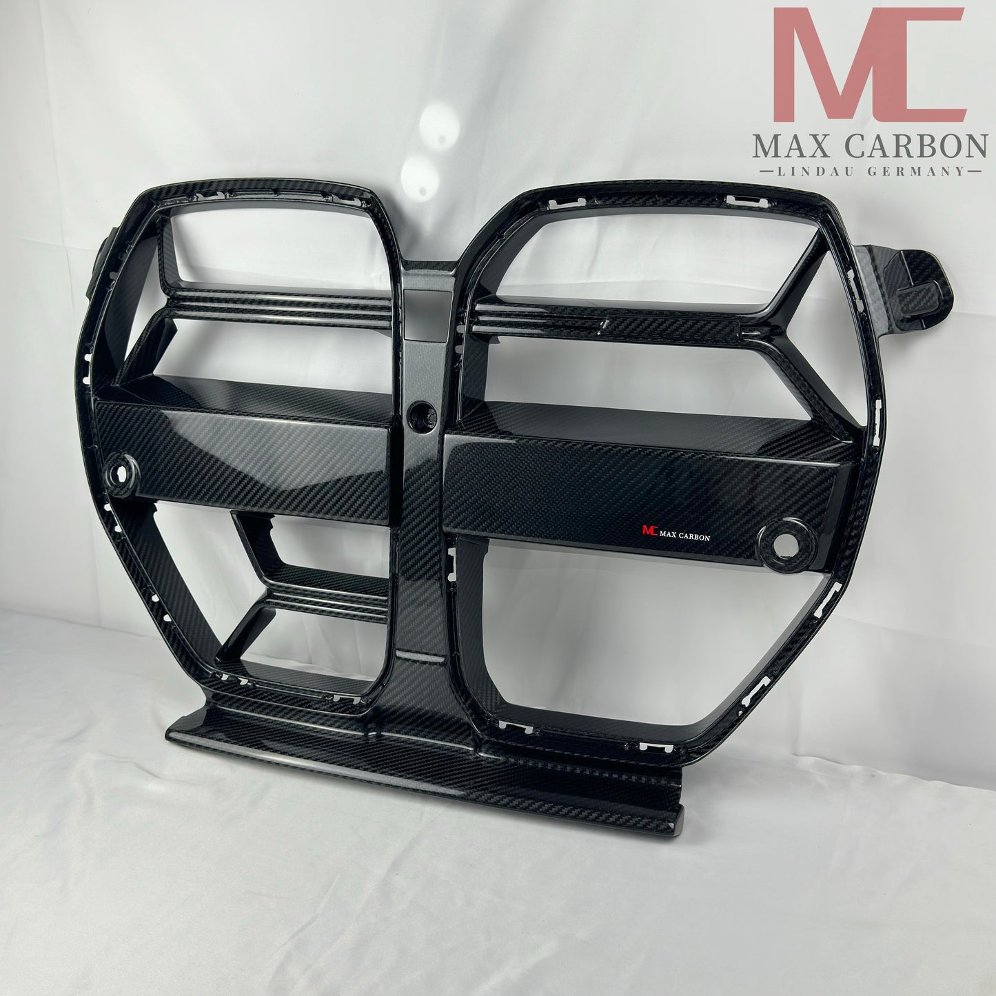 MAX CARBON Premium Dry Carbon Front Kühlergrill Nieren Gitter für BMW M3 M4 G80 G81 G82 G83 CSL