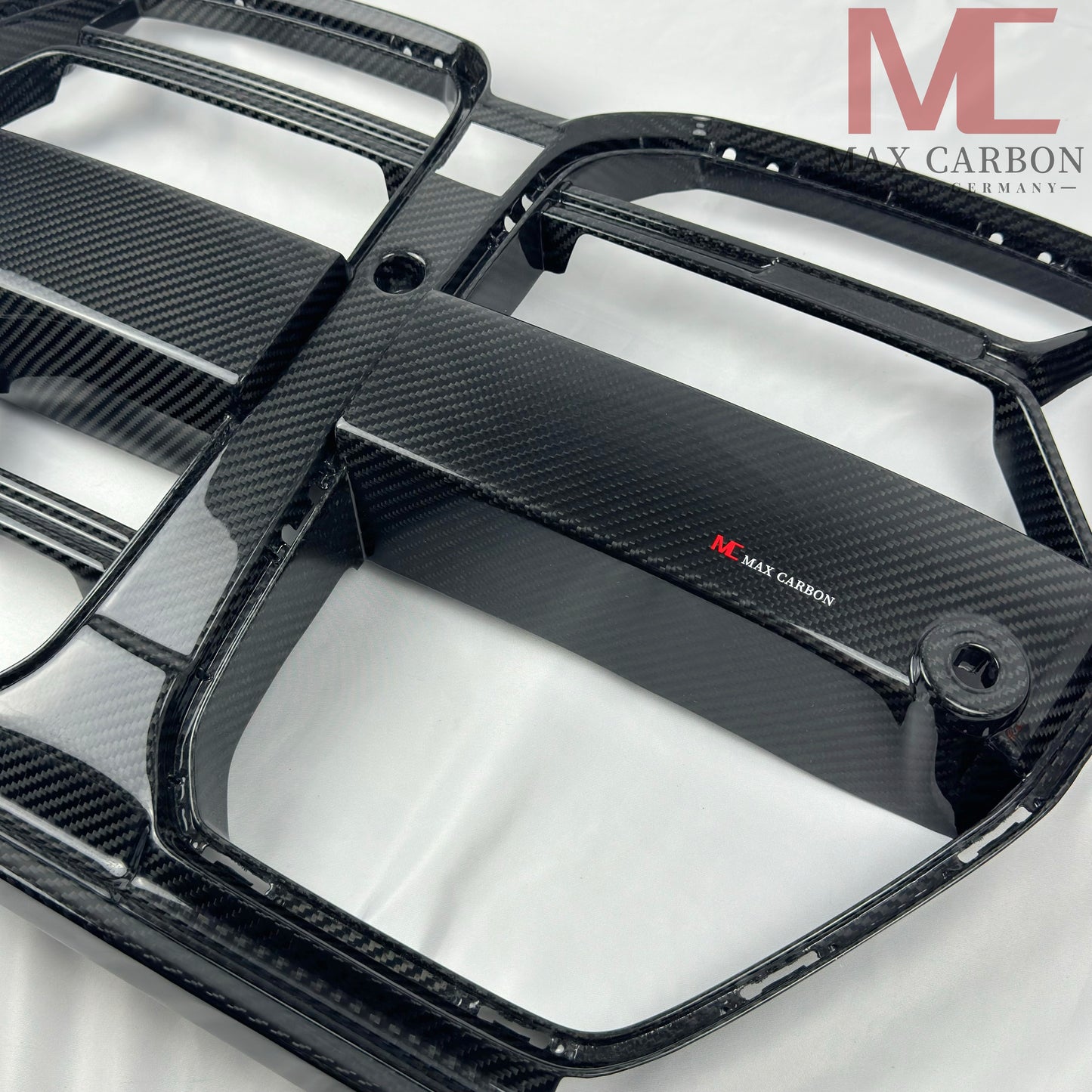 MAX CARBON Premium Dry Carbon Front Kühlergrill Nieren Gitter für BMW M3 M4 G80 G81 G82 G83 CSL