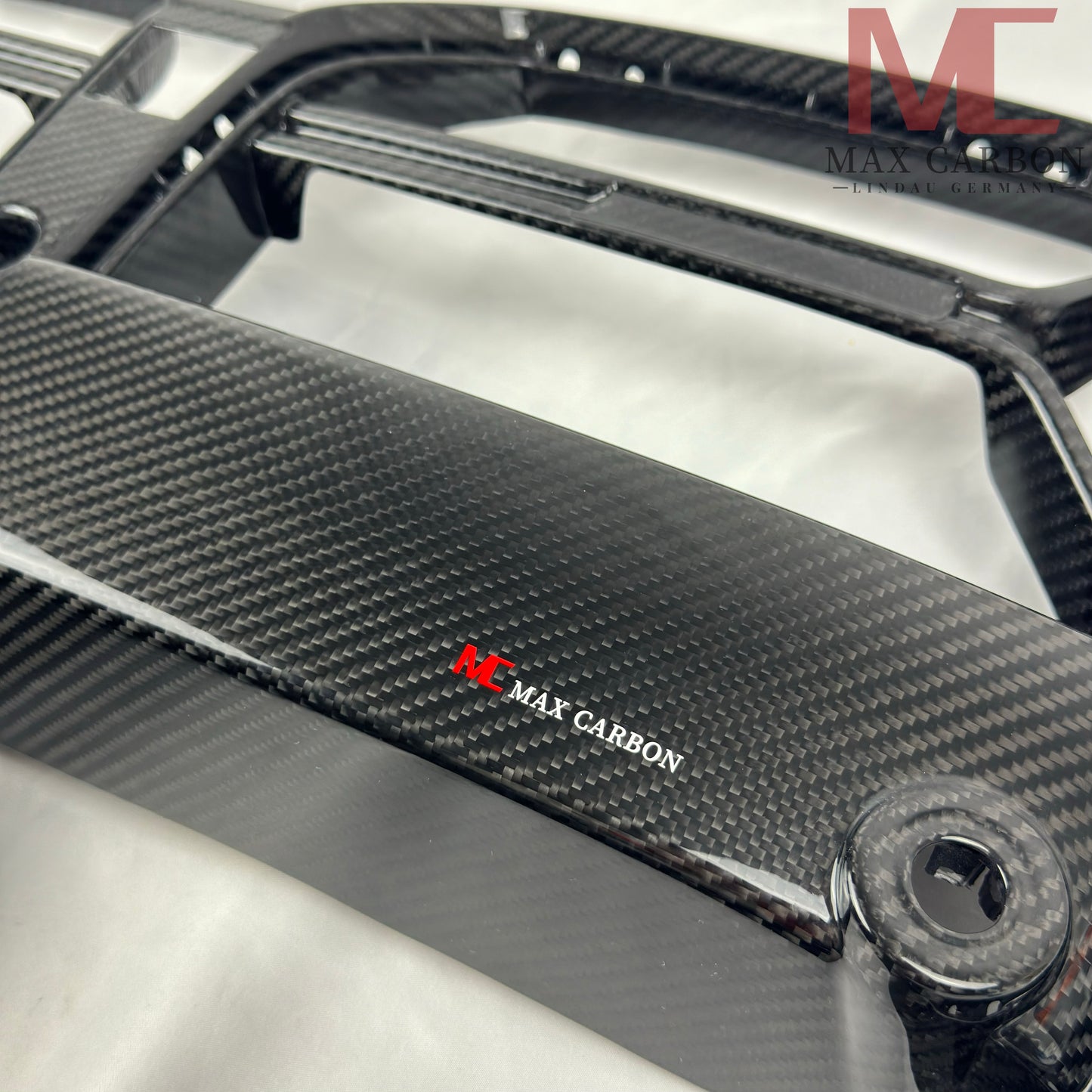 MAX CARBON Premium Dry Carbon Front Kühlergrill Nieren Gitter für BMW M3 M4 G80 G81 G82 G83 CSL