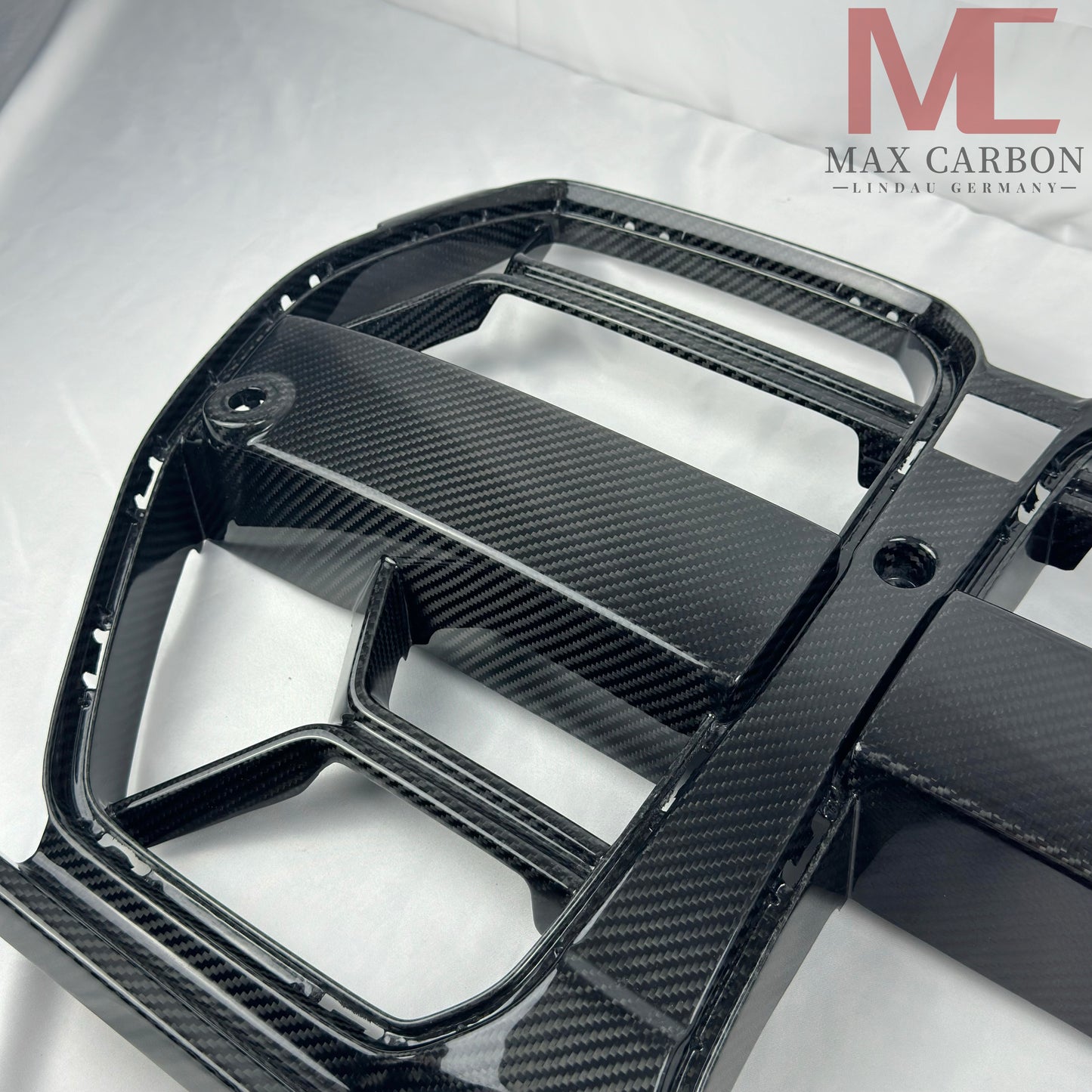 MAX CARBON Premium Dry Carbon Front Kühlergrill Nieren Gitter für BMW M3 M4 G80 G81 G82 G83 CSL