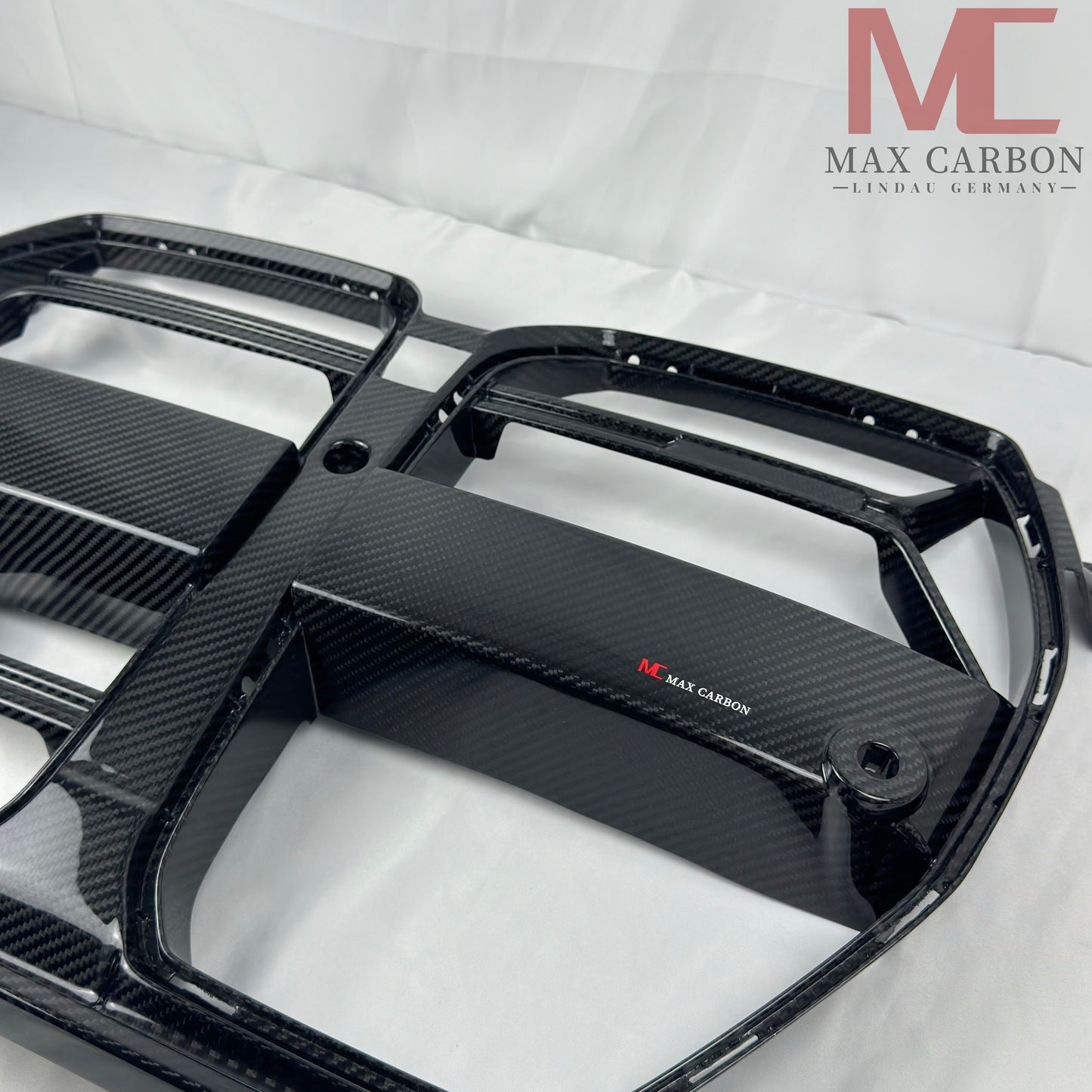 MAX CARBON Premium Dry Carbon Front Kühlergrill Nieren Gitter für BMW M3 M4 G80 G81 G82 G83 CSL