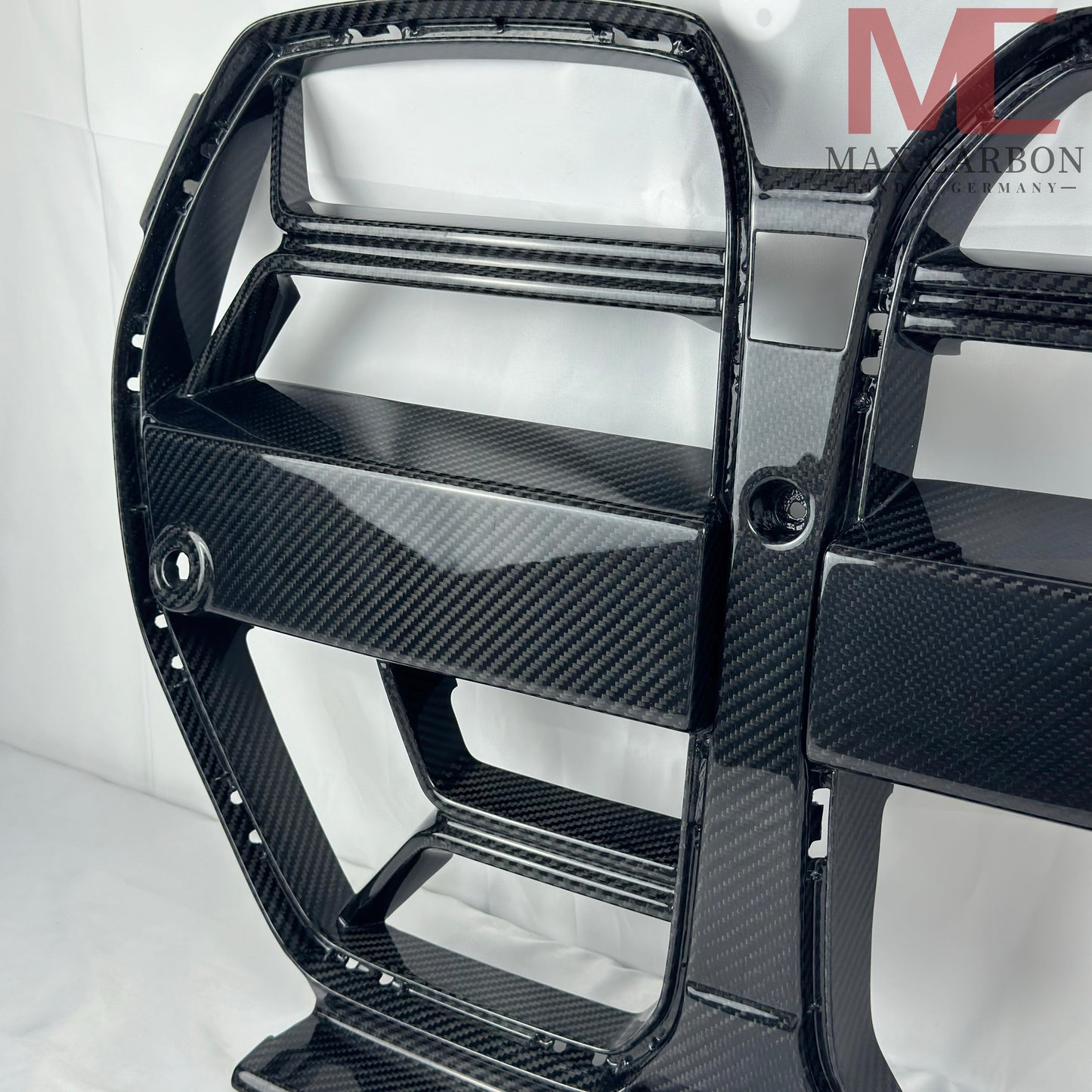 MAX CARBON Premium Dry Carbon Front Kühlergrill Nieren Gitter für BMW M3 M4 G80 G81 G82 G83 CSL