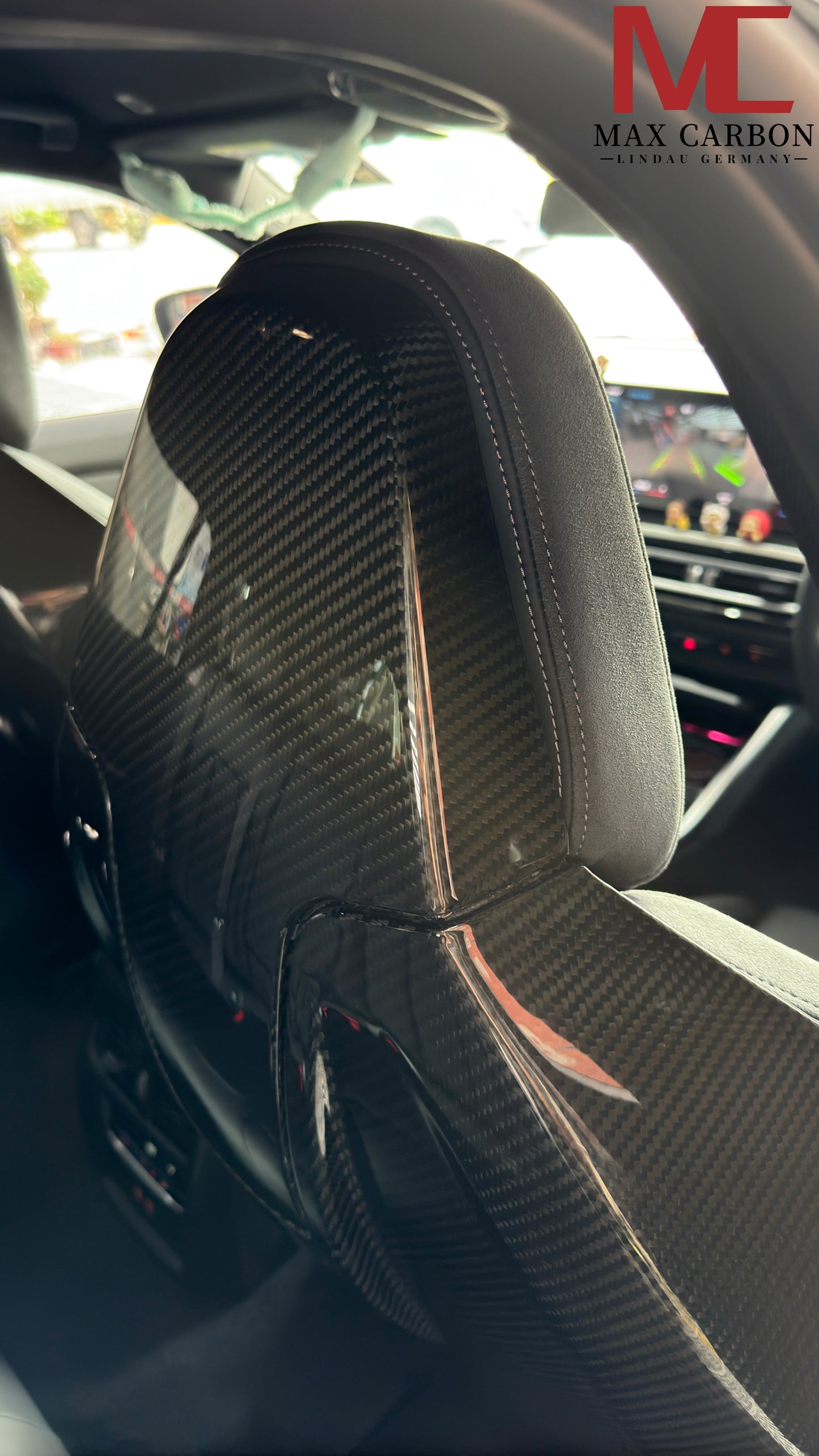 MAX CARBON Complete dry carbon seat replacement suitable for BMW M3 G80 G81 X3M X4M F97 F98 M2 G87 M4 G82 G83 M8 F92 F81 
