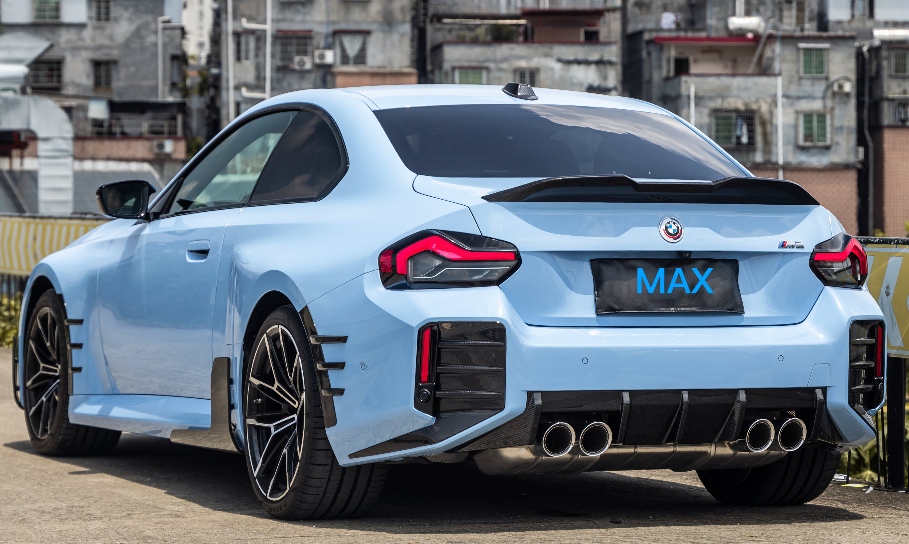MAX CARBON Performance Echt Voll Karbon Dry Carbon Diffusor Heckdiffusor für BMW M2 G87
