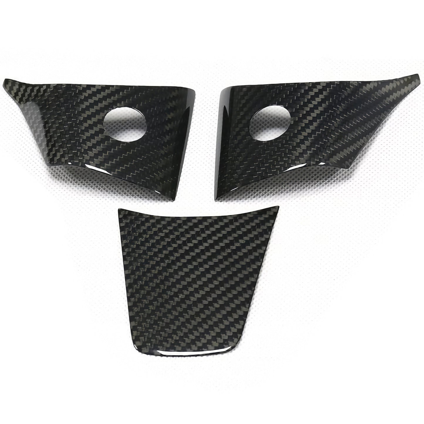MAX CARBON Performance steering wheel covers Performance in a set for TESLA MODEL 3 MODEL Y