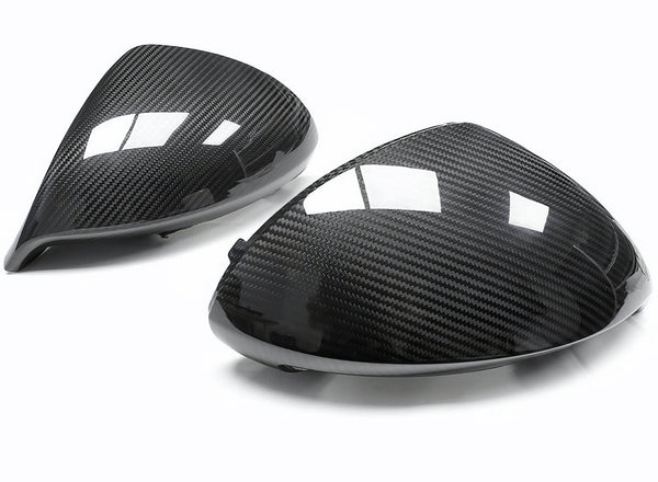MAX CARBON Performance echt dry Carbon Karbon Ersatz mirror Caps Spiegelkappen für Porsche 911  991.2 GT3 GT2 RS