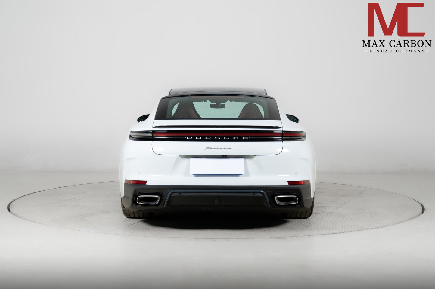 MAX CARBON DRY Carbon Hecklippe Lippe Spoiler passend für Porsche Panamera 976 4S