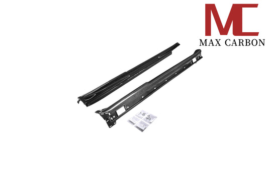 Jupes latérales MAX CARBON DRY CARBON sur mesure pour Porsche Panamera 970