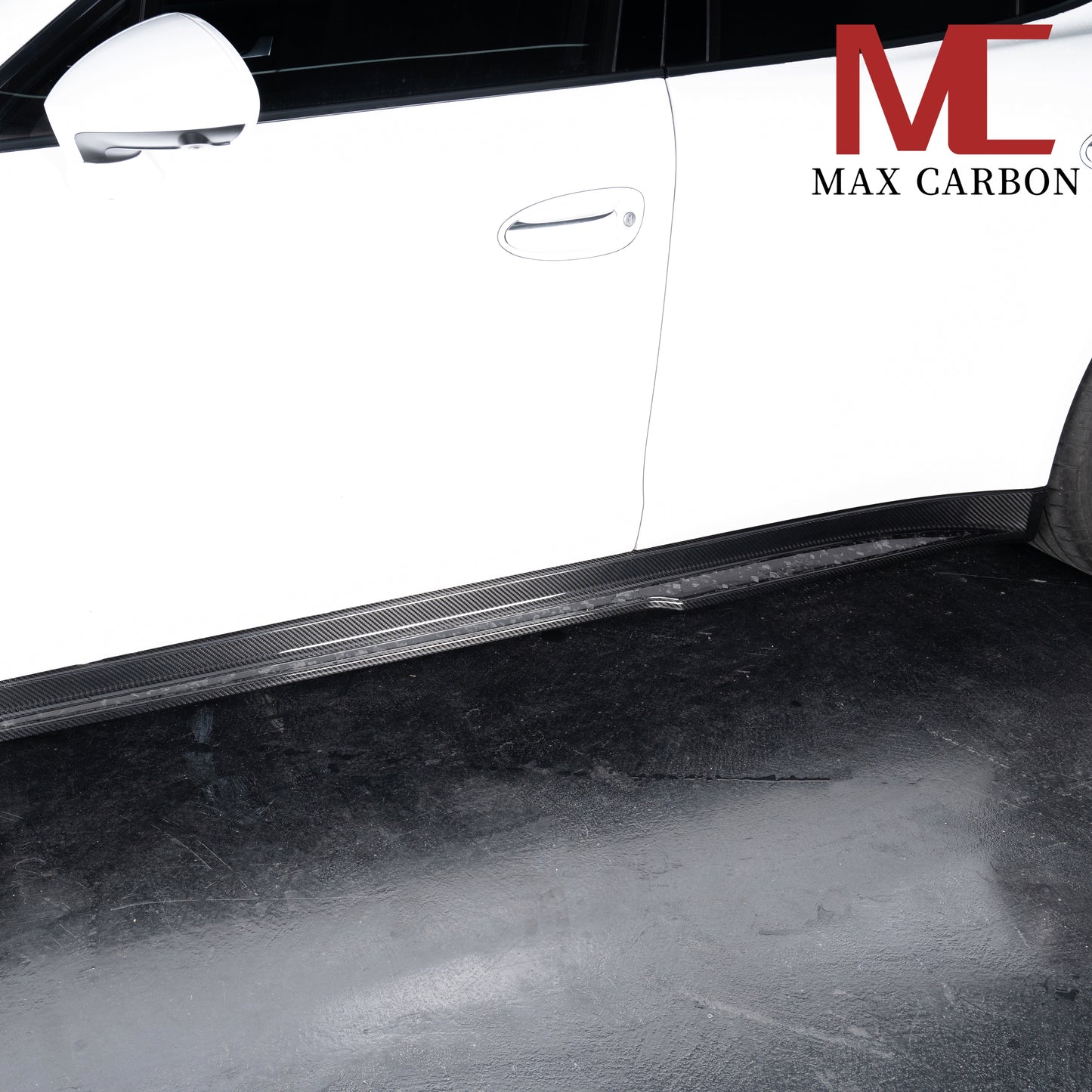 MAX CARBON DRY CARBON Seitenschweller Seiten passend für Porsche Panamera 970