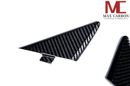 MAX CARBON Dry Carbon Performance Fenster Ecke A Säule Ersatz für Porsche 911  991 981 982 Cayman Boxster