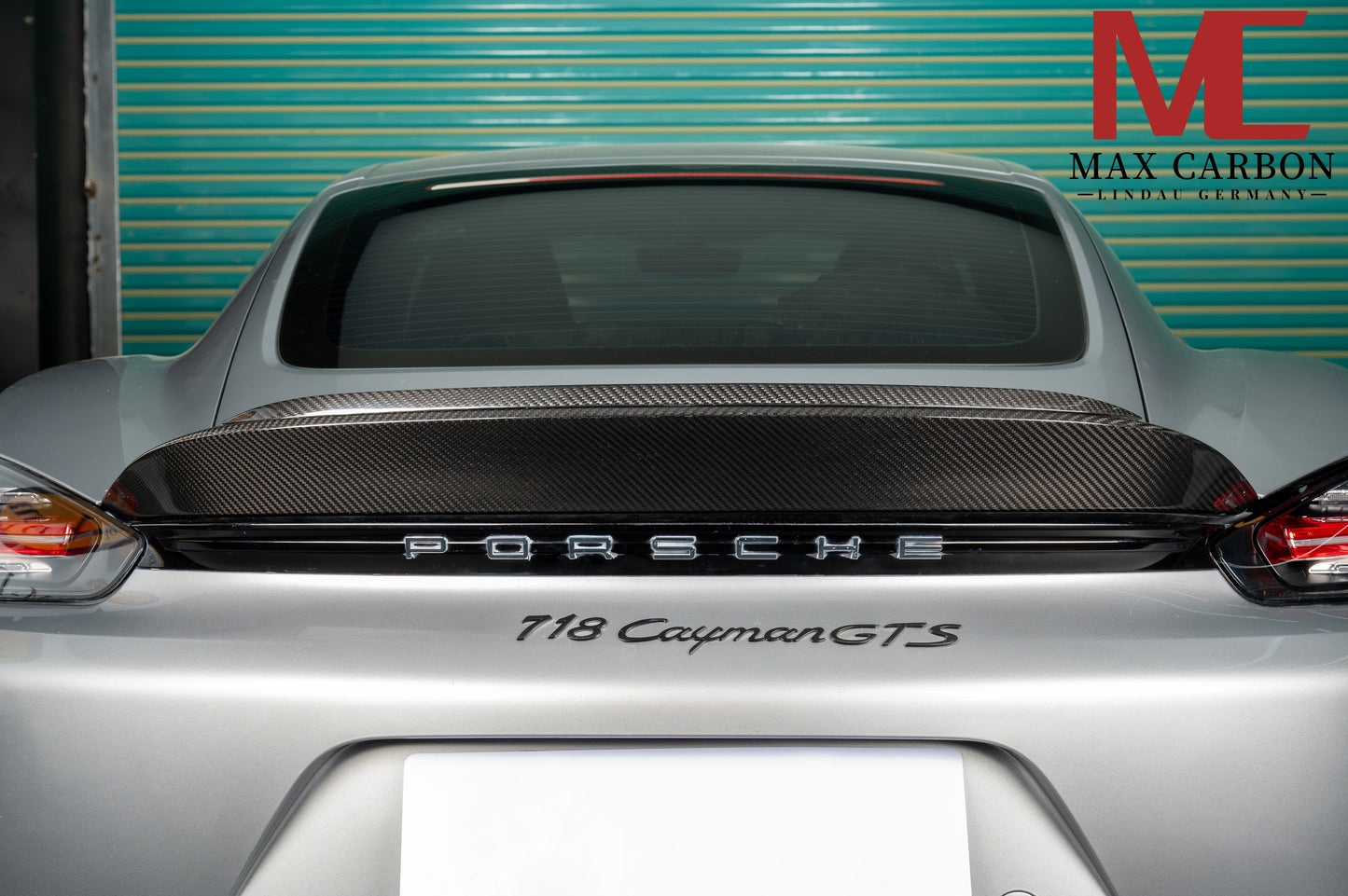 MAX CARBON DRY Carbon Spoiler Heckspoiler passend für Porsche 718 982 Cayman Boxster