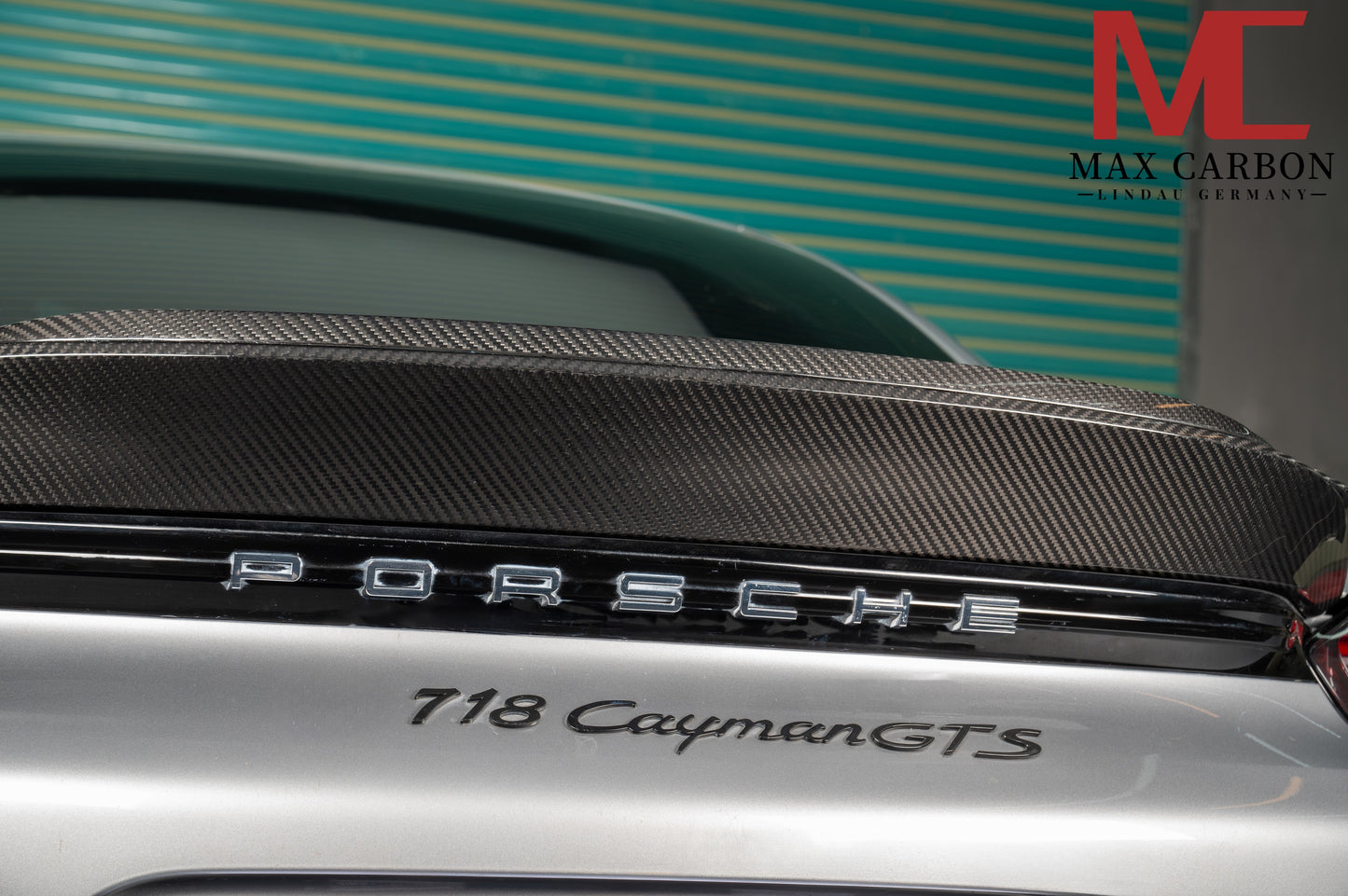 MAX CARBON DRY Carbon Spoiler Heckspoiler passend für Porsche 718 982 Cayman Boxster