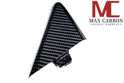 MAX CARBON Dry Carbon Performance Fenster Ecke A Säule Ersatz für Porsche 911  991 981 982 Cayman Boxster