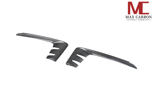 Couvercles de pare-chocs avant en carbone sec MAX CARBON, couvercles d'admission d'air pour Porsche Cayenne 9YA Facelift