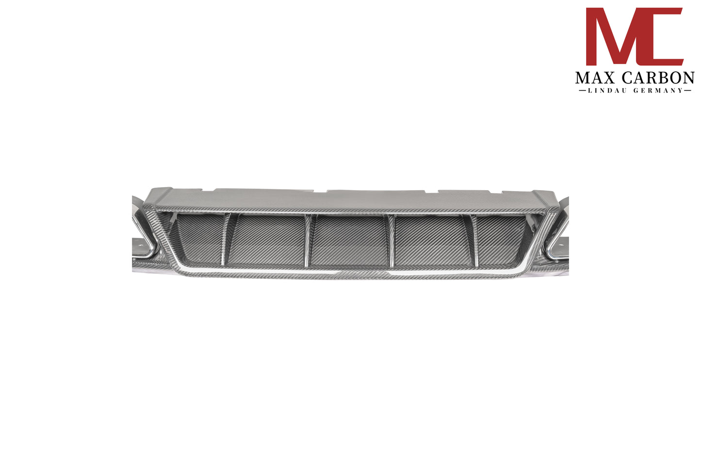 Diffuseur arrière MAX CARBON DRY carbone pour Porsche Cayenne 9YA 9Y0 SUV Coupé