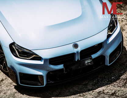 MAX CARBON Performance Echt Voll Karbon Dry Carbon Lufteinlass Front Flaps Performance Für BMW M2 G87 inkl. LCI