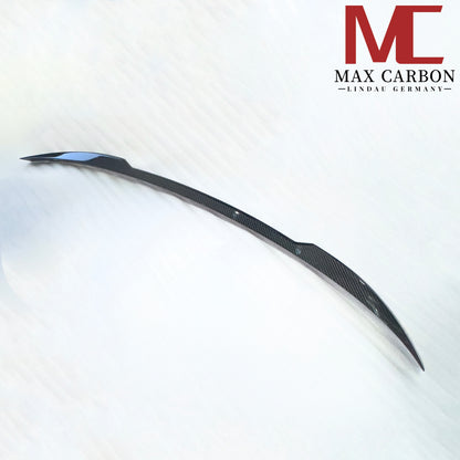 MAX CARBON Dry Carbon Heckspoiler Spoiler Lippe Mitte für BMW M3 G81 Touring G21 M340i SQ Style