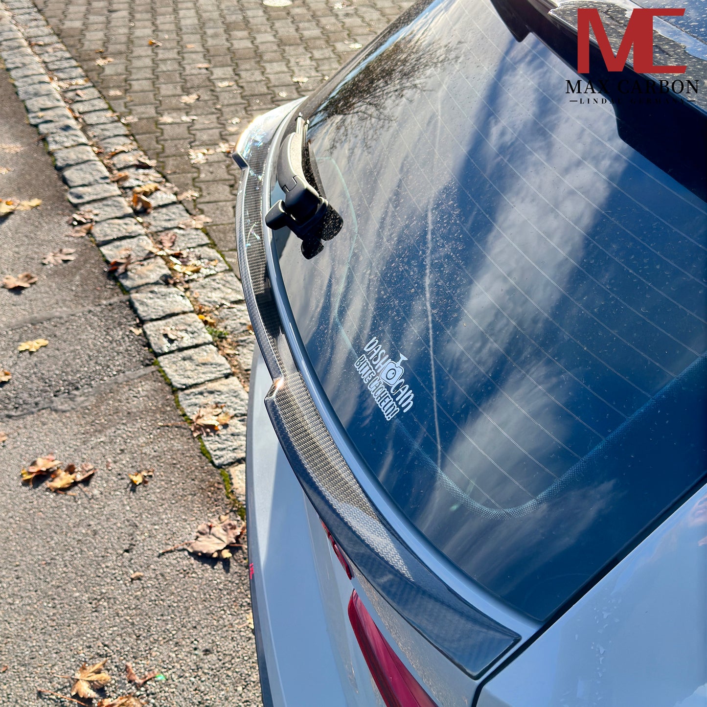 MAX CARBON Dry Carbon Heckspoiler Spoiler Lippe Mitte für BMW M3 G81 Touring G21 M340i SQ Style