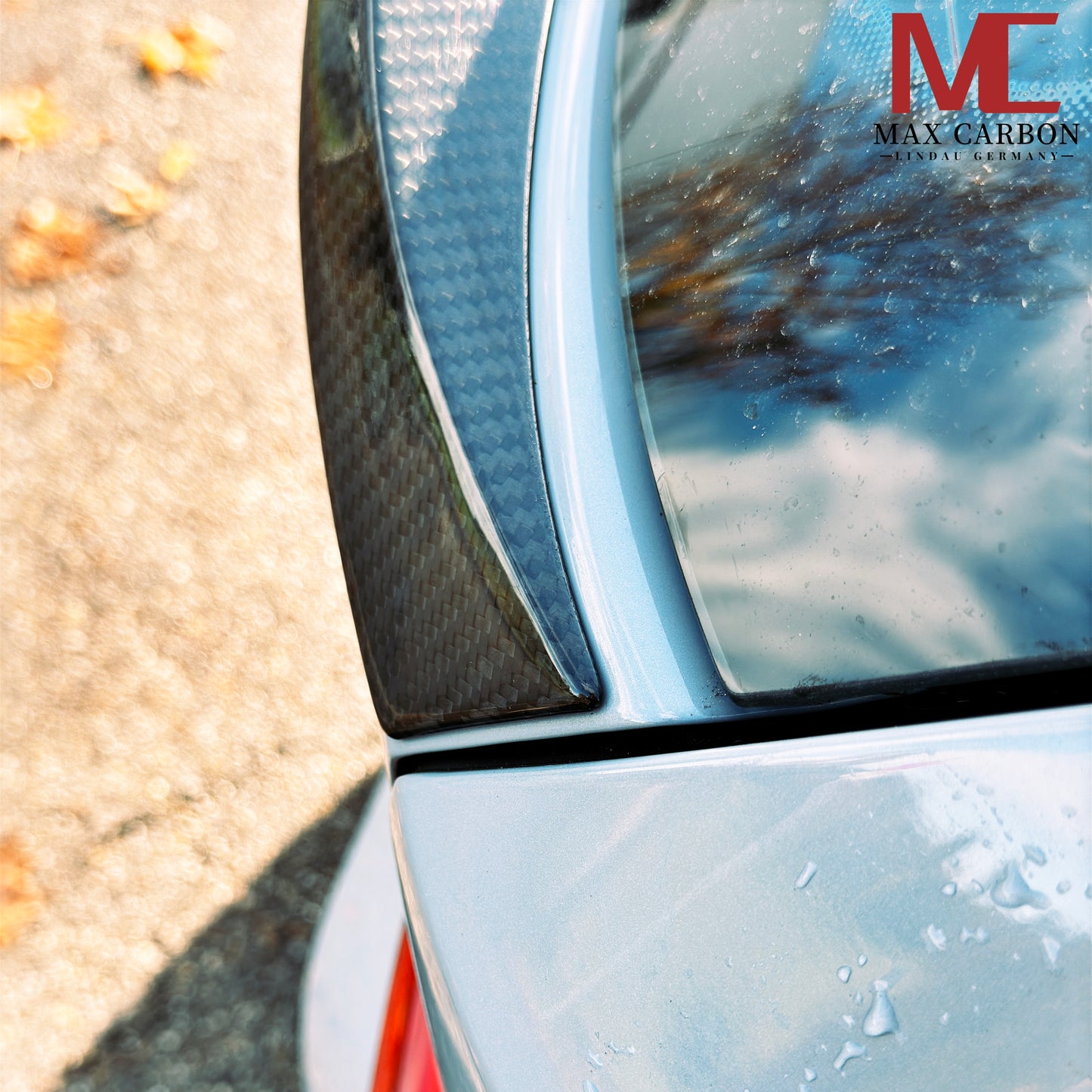 MAX CARBON Dry Carbon Heckspoiler Spoiler Lippe Mitte für BMW M3 G81 Touring G21 M340i SQ Style