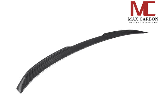 MAX CARBON Sec Carbone Préimprégné Sport Arrière Grand Spoiler Lèvre pour BMW M4 G82 4 Série G22 OEM Style