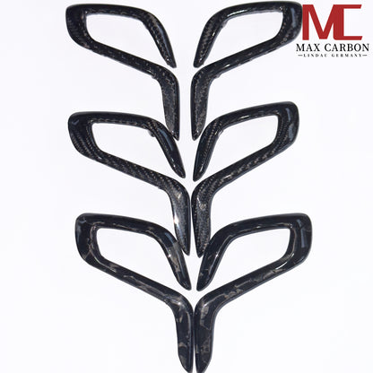 MAX CARBON DRY CARBON Performance Ersatz Gangwahlschalterblenden passend für BMW M5 F90 X3M F97 X4M F98