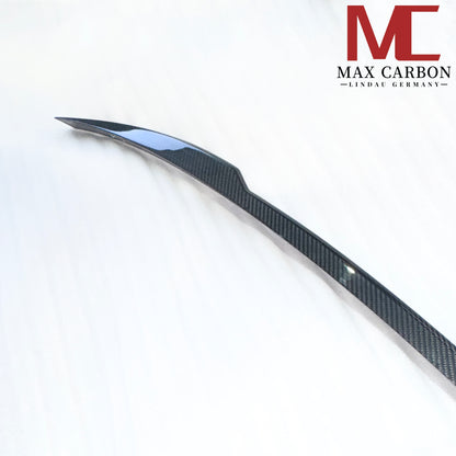 MAX CARBON Dry Carbon Heckspoiler Spoiler Lippe Mitte für BMW M3 G81 Touring G21 M340i SQ Style