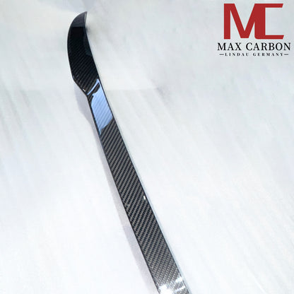 MAX CARBON Dry Carbon Heckspoiler Spoiler Lippe Mitte für BMW M3 G81 Touring G21 M340i SQ Style