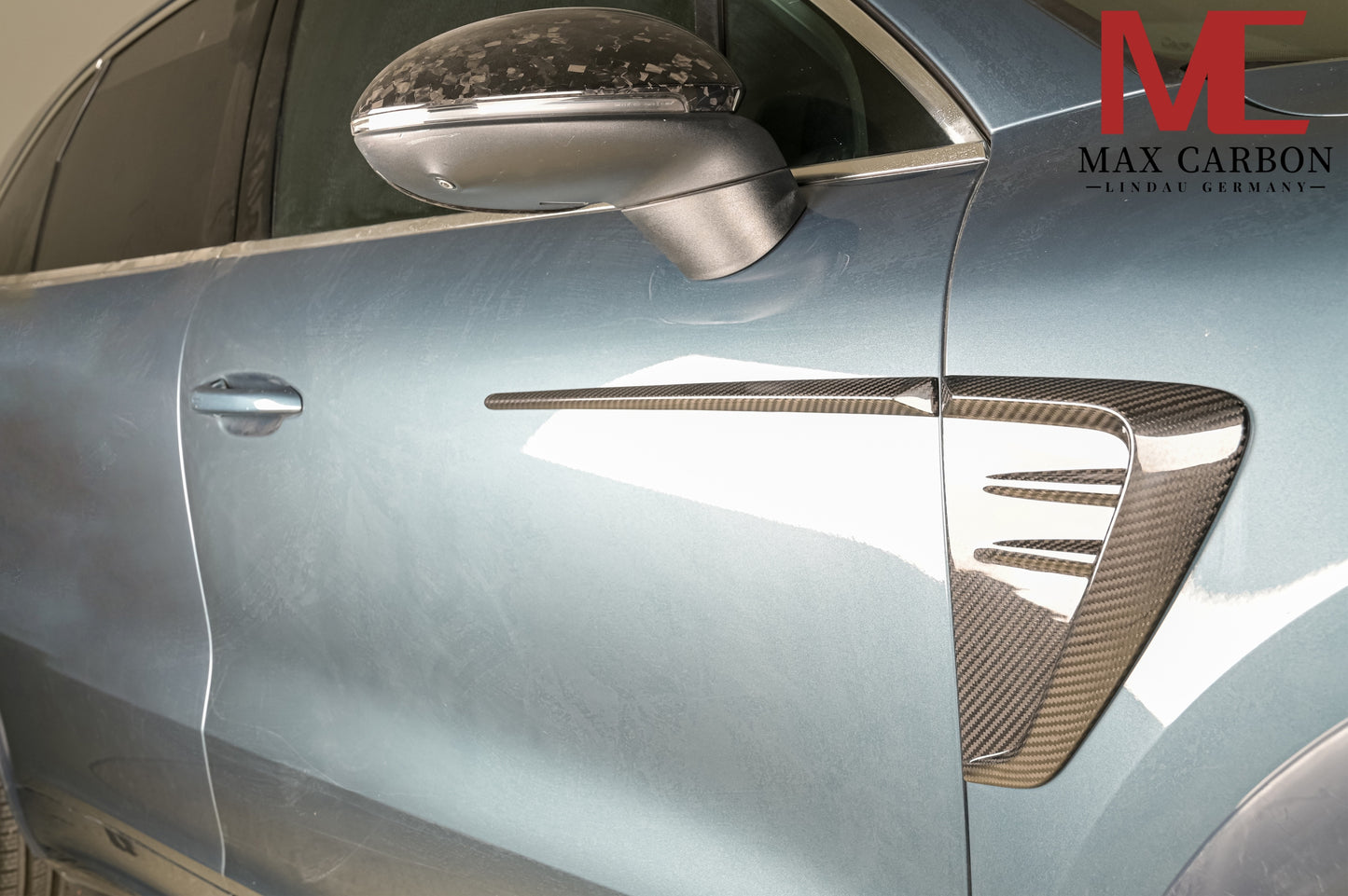 MAX CARBON DRY – couvre-portes latérales en carbone, couvre-ailes pour Porsche Cayenne S GTS 9YA 9Y0
