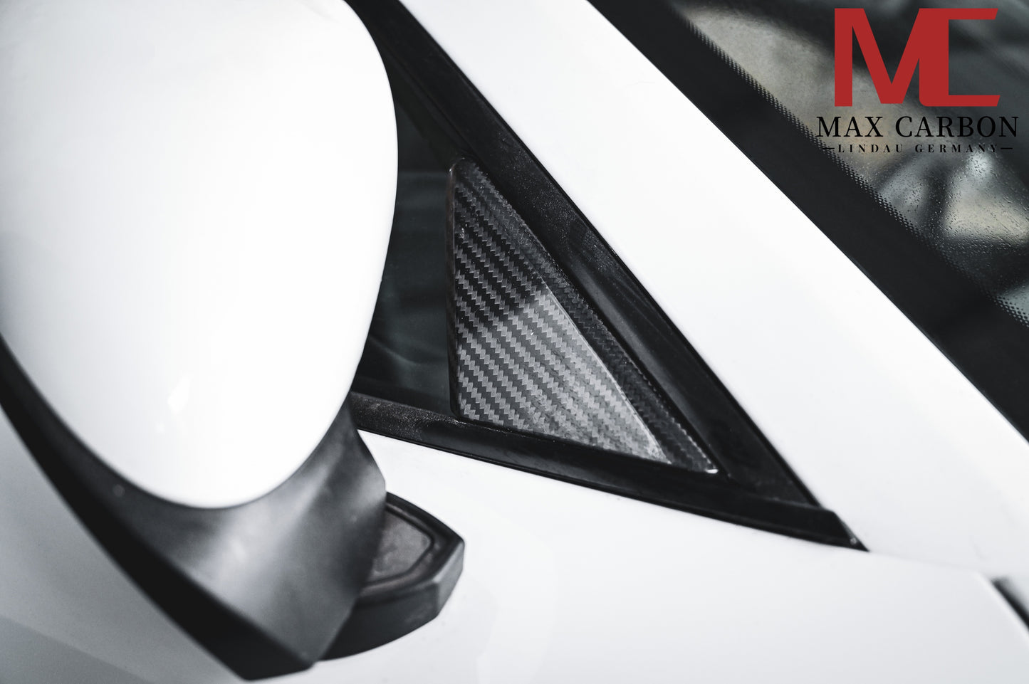 MAX CARBON Dry Carbon Performance Fenster Ecke A Säule Ersatz für Porsche 911  991 981 982 Cayman Boxster
