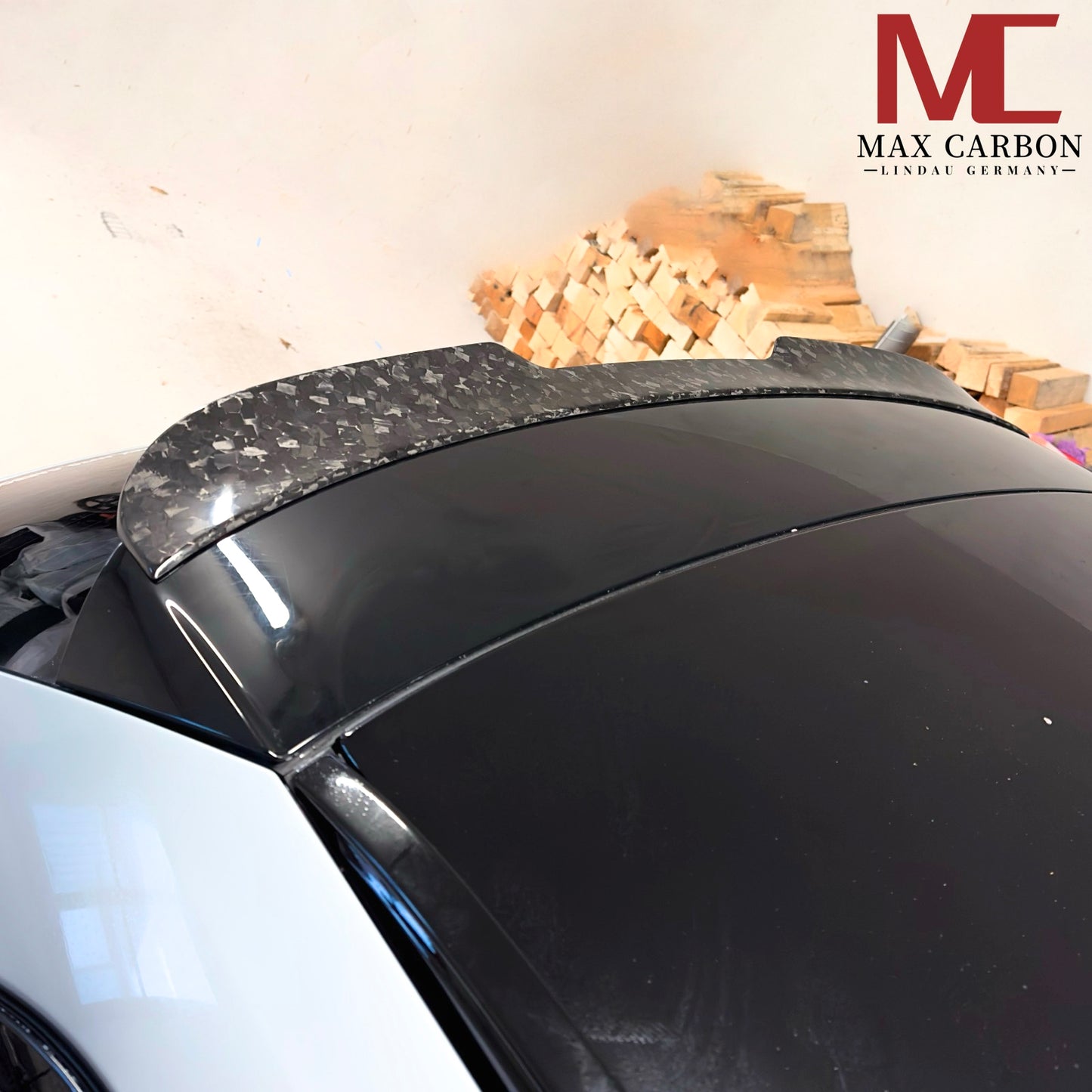 MAX CARBON Dry Carbon Heck Spoiler Hecklippe Dachlippe pssend für BMW M3 G81 Touring G21 M340i