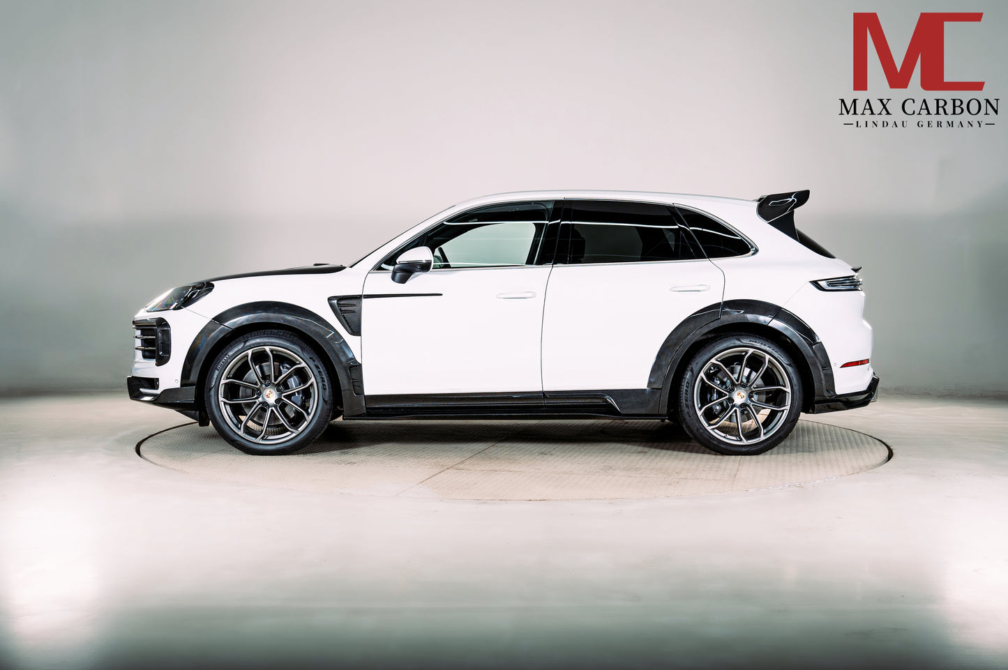 MAX CARBON DRY Carbon Rear Spoiler Lip for Porsche Cayenne 9YA 9Y0 SUV