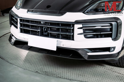 MAX CARBON DRY Carbon front lip for Porsche Cayenne S GTS 9YA .2
