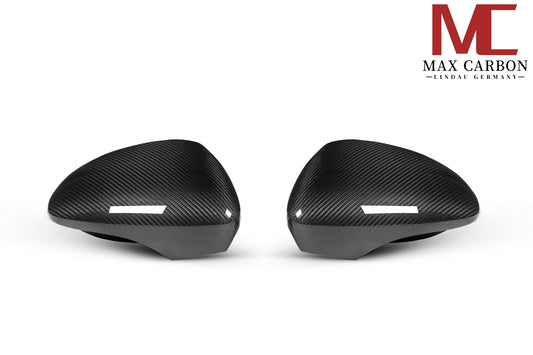 Coques de rétroviseurs de rechange MC Performance MAX CARBON pour Porsche Panamera 971 976 S GTS Turbo