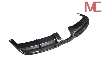MAX CARBON DRY Carbon rear diffuser for Porsche 981 Cayman Boxster S GTS 3 years warranty 
