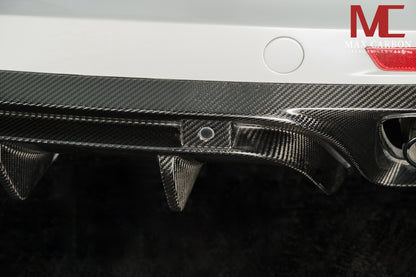 Diffuseur arrière MAX CARBON DRY CARBON adapté pour Porsche Panamera 971 971.1 971.2