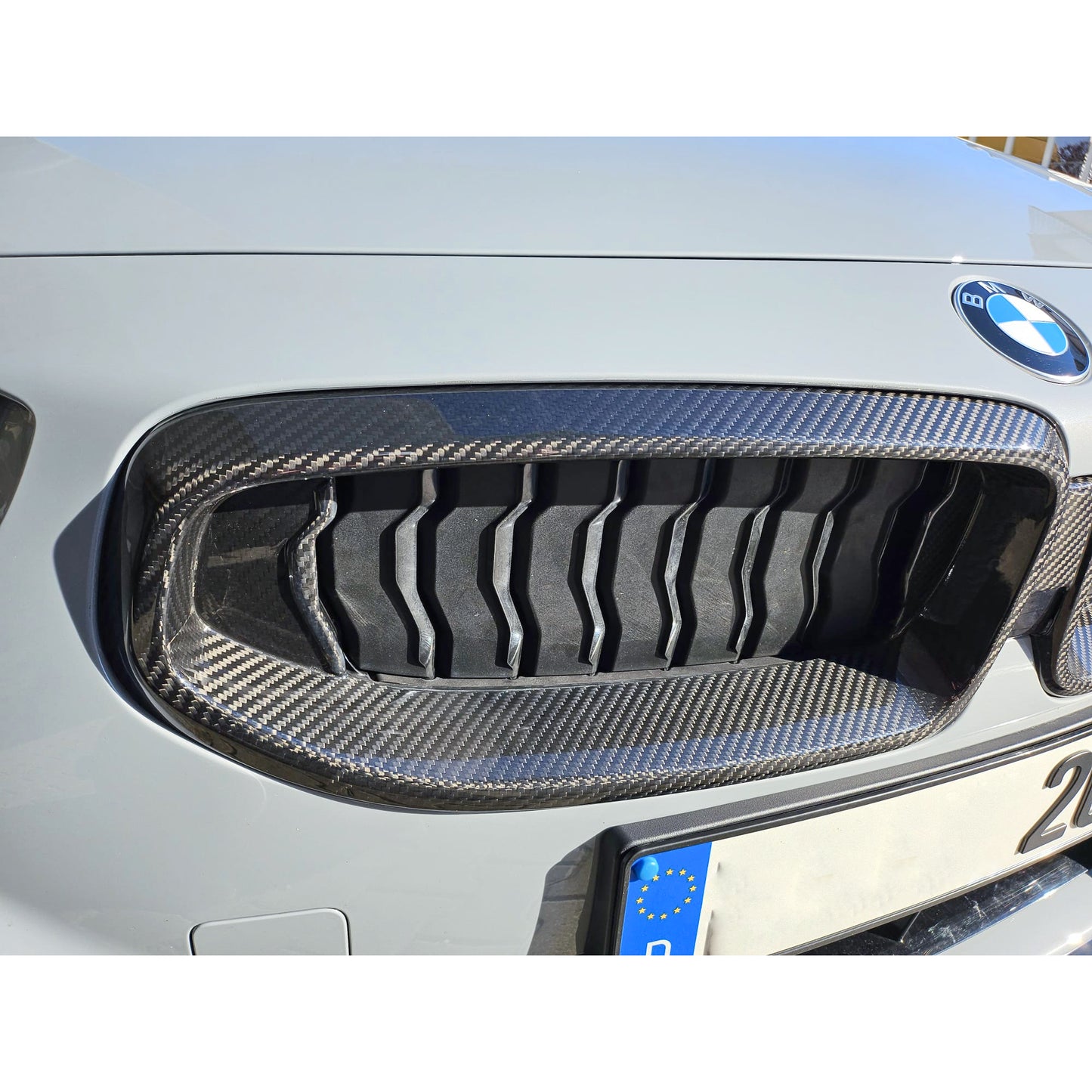 MAX CARBON Performance Echt Dry Carbon Karbon Kühlergrill Nieren passt für BMW G42 M240i Coupe